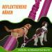 Slowton Adjustable Double Dog Leash for 2 Dogs - 360 Rotatable Reflective No-Split Design for Medium to Large Dogs (9kg+) - Rose Red - Buy Online on GoSupps.com