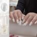 Pearl White Glitter Nail Polish Mermaid Shell Silver Shimmer Holographic Quick Dry Nail Varnish Shining Sparkling Long Lasting No Need Cure DIY Nail Art Manicure Gift for Women & Girls - Buy Online on GoSupps.com