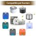 Cat Water Fountain Replacement Filters - 4 Pack Cotton Activated Carbon Filtration - Buy Online on GoSupps.com