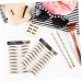 MAGICLULU 9 Sheets Waterproof Eyebrow Stickers Imitation Eyebrow False Eyebrows Cosmetics Transfer Stickers 3d 21x14.7cm Brown - Buy Online on GoSupps.com