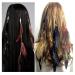 Buy ICYANG Women Feather Hair Clips - Handmade Boho Hippie Hair Extensions & Accessories - Set of 3 for Stylish DIY Hairpins - Buy Online on GoSupps.com