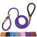 lynxking tow lines for dogs dog leash retriever liner tractors for small medium-sized large dogs (purple train stop 1.3cm x 180cm) Train stop-1.3cm x 180cm purple