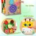Shop Mingnor Motor Cubes Montessori Wooden Toys | Perfect for 1-Year-Olds & Toddlers | Educational Activity Center & Birthday Gifts - Buy Online on GoSupps.com