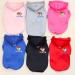Buy Izefia Dog Hoodie - Warm Fleece Sweatshirt for Puppies & Cats | Winter Pet Clothes in Pink - Buy Online on GoSupps.com