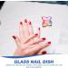 Baluue Dappen Dish Butterfly Shaped Glass Crystal Dappen Dish Cup Nail Art Liquid Powder Nail Crystal Bowl Glassware Tools for Nail Art Manicure 5.00X4.20X2.50CM - Buy Online on GoSupps.com