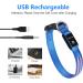Luminous Adjustable Dog Collar - Waterproof LED Light for Small & Medium Dogs | Blue (38-50cm) - Enhanced Night Visibility - Buy Online on GoSupps.com