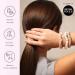 Silkie 4-Set 100% Pure Mulberry Silk Black Hair Ties | Gentle No Damage Ponytail Holders with Travel Bags | Everyday Hair Care - Buy Online on GoSupps.com