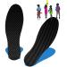 Kids Insoles - Carbon Fiber Insole for Children to Correct Walking Posture or Foot Health Fit for Plantar Fasciitis and Seville's Disease Pain Relief Toddlers and Big Kids 1 Pair Kids Shoe Inserts 19.05cm 13 Little Kid