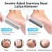 Professional Stainless Steel Foot File Callus Remover & Foot Scrubber for Smooth Feet - Pedicure Tool for Women - Buy Online on GoSupps.com