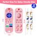 2 Pack Silicone Baby Teething Toys Remote Control Shape Teething Toys for Babies 6-12 Months BPA Free Baby Teethers Baby Chew Toys Baby Sensory Toys for Toddlers Boys Girls (Black + Pink) - Buy Online on GoSupps.com