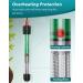 Uniclife 50W Aquarium Heater - Adjustable Submersible Heating Rod with LED Indicator and Thermometer Sticker - Buy Online on GoSupps.com