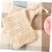 Baluue 4pcs Handmade Soap Bag Small Mesh Soap Bag Shower Foaming Loofah Cotton Linen White - Buy Online on GoSupps.com