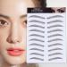 LALADEFIEE 4pcs Eyebrow Stickers Eyebrow Transfer Stickers Water Transfer Eyebrow Sticker False Eyebrows Cosmetics Imitation Eyebrow Artificial Eyebrow 6d Hair-like Eyebrows Stickers - Buy Online on GoSupps.com