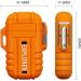 Lafagiet Waterproof Arc Lighter, Outdoor Dual Plasma Arc Lighter, USB Rechargeable Flameless Electric Lighters for Camping, Hiking, Survival Tactical (Orange) - Buy Online on GoSupps.com