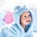 KDO Magic Personalized Baby Bathrobe | Embroidered First Name | Hooded Gift Idea for 12-18 Months | Blue | Perfect for Christmas & Birthdays - Buy Online on GoSupps.com