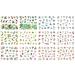 12 Sheets Nail Stickers for Flowers Leaves Plants Birds Nail Stickers Self-Adhesive Colorful Flower Nail Stickers Nails Supplies Decorations for Women Girls - Buy Online on GoSupps.com