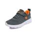 DREAM PAIRS Boys Girls Lightweight Tennis Running Shoes Athletic Sneakers 2 Little Kid Grey/Orange