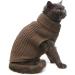 Jnancun Cat Sweater Turtleneck Knitted Sleeveless Outfit for Cats/Dogs in Cold Season - Large Brown - Buy Online on GoSupps.com