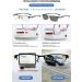 Koosufa Self-Tinting Reading Glasses with Blue Light Filter & UV Protection - Men & Women Halbrand Metal Frame - Available in Multiple Strengths - Buy Online on GoSupps.com