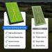 JIMITOP Golf Swing Mat 12 * 17 INCH Widen Divot Board Swing Path for Golf Training Golf Indoor Practice - Green - Buy Online on GoSupps.com