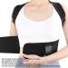 Posture Corrector Brace | Adjustable Back Support & Shoulder Straightener | Orthopedic Full Back Support for Men & Women - Black XL - Buy Online on GoSupps.com