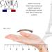 Camila Paris CP2818 French Handmade Onyx Hair Barrette Clip for Girls - Metal-Free Strong Hold Grip, Durable Styling - Made in France - Buy Online on GoSupps.com
