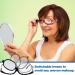Dunzy 5 Pairs Magnifying Makeup Glasses for Women - Flip Down Cosmetic Reading Spectacles +2.50 - Buy Online on GoSupps.com