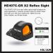 HOLOSUN HE407C-GR X2 Green 2MOA Dot | Solar Failsafe | Shake Awake - Buy Online on GoSupps.com