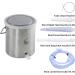 TopQuaFocus Stainless Steel Enema Bucket Kit - Reusable Colon Cleansing Solution for Coffee & Water - 2 Qt Organic Home Enemas - Buy Online on GoSupps.com