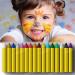 Shop Gibot 16-Color Makeup Pencil Set | Face & Body Painting for Halloween Carnival & Children's Day Parties - Buy Online on GoSupps.com