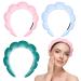 mannolck Spa Headband Headbands for Women 3 Pack Makeup Headbands for Face Washing Yoga Makeup Removal Shower Skincare