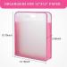 Caydo Pink Scrapbook Paper Storage Organizer for 12x12 Sheets with Transparent Handle - Buy Online on GoSupps.com
