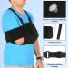 Supegear Adjustable Arm Loop Shoulder Brace - Comfortable Support for Rotator Cuff Broken Wrist Elbow & Arm Unisex Black - Buy Online on GoSupps.com