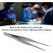 High-Precision Stainless Steel 304 Laboratory Tweezers | Toothed Autoclavable | Ideal for Straight Lace and Fine Work - Buy Online on GoSupps.com