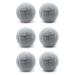 Pteanecay 6 PCS Precut Walker Tennis Ball for Furniture Legs and Floor Protection Heavy Duty Long Lasting Felt Pad Covering Grey