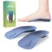 Plantar Fasciitis Arch Support Insoles - Welnove Work Boot Insole for Walking or Standing All Days 3/4 Length Heel Pain Relief Insert for Flat Feet Shoe Insoles for Women 6-10