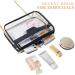 Vorspack Clear Crossbody Bag for Women - Stadium Approved Clear Purse for Sport Events and Concerts in Black - Buy Online on GoSupps.com