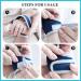 Silicone Toddler Finger Guard Set with Wrist Band | Prevent Finger Sucking | Blue | 2 Pieces - Buy Online on GoSupps.com