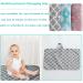 Portable Changing Mat | Baby Foldable Travel Pad 60cm x 35cm | Waterproof Nappy Change Mat for Home & Travel - Grey - Buy Online on GoSupps.com