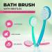 Bistras Bath Brush with Long Handle for Exfoliating Back, Body, and Feet - Pink (1 Pack) - Buy Online on GoSupps.com