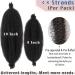 Xtrend 8 Packs 8 Inch Soft Springy Afro Twist Hair Pre-Separated Spring Twist Hair for Faux Locs Natural Black Marley Twist Crochet Braiding Hair Synthetic Hair Extensions for Black Women 1B# 8 Inch (Pack of 8) 1B# - Buy Online on GoSupps.com