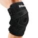 Knee Braces for Knee Pain Adjustable Velcro Knee Brace with Patella Gel Pads for Meniscus Tear Arthritis Pain and Support Non Slip Knee Support Wrap for Working Out ACL Injury Recovery Men Women