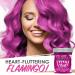 Punky Flamingo Pink Semi Permanent Hair Color - Vegan, Non-Damaging Dye | Vibrant Shade lasts up to 40 Washes, 3.5oz - Buy Online on GoSupps.com