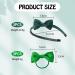 3 Headbands 3 Hair Ties Green Hair Accessories Green Hairbands Women'S Style Hairbands Bow Headbands Girls' Hair Accessories Set - Buy Online on GoSupps.com