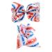 2 Pcs Large JOJO American Flag Hair Bow Independence Day Ribbon Clips 8 Inch Handmade Grosgrain Hair Accessories - Buy Online on GoSupps.com