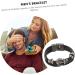 2pcs Hombre Hand Black Bangles Creative Leather Bracelets Braided Chain Wristband Adjustable De 21x2cm As Shown - Buy Online on GoSupps.com