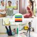 Exercise Bands Resistance Bands for Exercise Set of 5 Elastic Workout Bands for Exercise Training Stretch Training Fitness Pilates Physical Therapy Rehab Yoga with Resistance Bands Carrying Bag - Buy Online on GoSupps.com