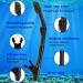 PIYAZI Adult Snorkel Set - Panoramic Wide View Mask, Anti-Fog Glass, Full Dry Top Snorkel - Perfect for Scuba Diving and Swimming - Includes Travel Bag and Ear Plug - Black - Buy Online on GoSupps.com