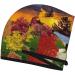 Hair Towel Wrap - Quick Drying Towel Turban with Button | Fall Village Scenery Design - Buy Online on GoSupps.com