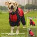 Dog Raincoats Waterproof Dog Hooded Raincoat Coat Rain Jacket for Dogs Dog Raincoat With Hood Lightweight Adjustable Outdoor Rain Poncho Rain Gear Jumpsuit for Small Medium Dog-XXXXL-Red - Buy Online on GoSupps.com
